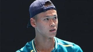  坂本怜 全米Jr単複8強 