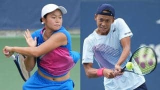 坂本怜が単複で4強！女子でも園部八奏が失セット0で準決勝へ[全米オープンジュニア]
