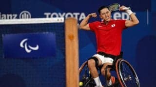 小田凱人、世界4位を下して金メダルに王手！単複で銀メダル以上確定[パリパラリンピック]