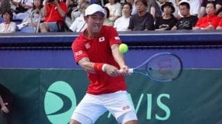 錦織圭、6年ぶりの国内有観客試合でストレート勝ち！2勝目挙げて来年のファイナル予選出場に王手 [デビスカップ／コロンビア戦]