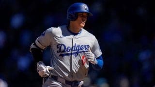 大谷翔平、6試合ぶり盗塁で49盗塁　ロバーツ監督の記録に並ぶ　「48-49」到達で「50-50」までカウントダウン