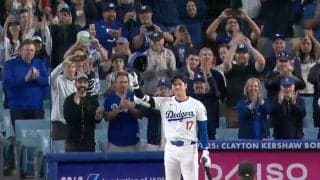 大谷翔平、「51-51」達成後初の凱旋試合で本拠地大熱狂！ 大記録の特別映像にファン総立ち「MVP」コールで祝福