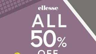  ellesse全品 50％オフセール 