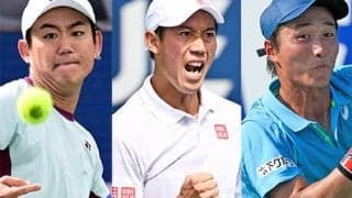 錦織圭ら日本勢3選手 初戦の相手決定