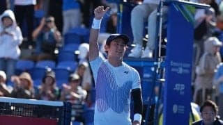 西岡良仁、終盤でも冷静な分析で世界21位を撃破「タイトな試合を乗り越えたのは自分らしい」[木下グループジャパンOP]