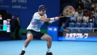 ルーネのプレーに脱帽！西岡良仁は29歳初戦を勝利で飾れず「僕が悪かったというより彼がとても良かった」[木下グループジャパンOP]