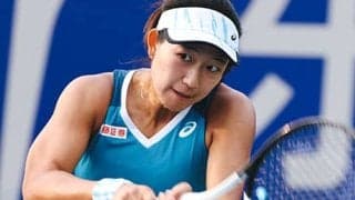内島萌夏、ストレート負けで武漢OP敗退
