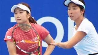 Ｗ清水ペア 惜敗で東レ初戦敗退