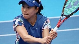  日比野菜緒、日本勢唯一の初戦突破 