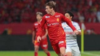 名古屋FWユンカーが右ヒラメ筋肉離れで離脱…ルヴァンカップ決勝で負傷