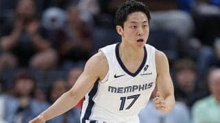 河村勇輝がNBA3試合連続得点、敵地沸く場面も…グリズリーズは大差つけ3連勝