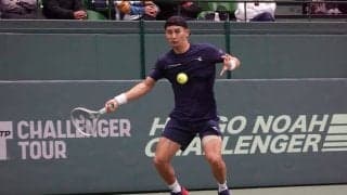 島袋将が準々決勝に進出「打ち勝てる自信があった」[兵庫ノアチャレンジャー]