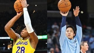 レイカーズ・八村塁が前半だけで2桁得点…河村勇輝が出場すれば今季初の“日本人対決”