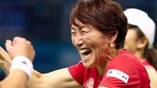 劇的勝利に杉山愛監督「素晴らしかった」