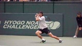 ダニエル太郎、19歳ブロックスに敗れて3大会連続決勝進出ならず[兵庫ノアチャレンジャー]