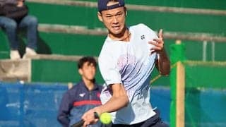  18歳の坂本怜 慶應チャレンジャー初戦突破 
