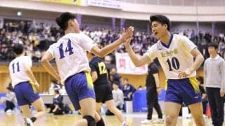 駿台学園が東京男子V　3冠を目指す三宅綜大主将「いつも通りやれば優勝できる」／春高バレー