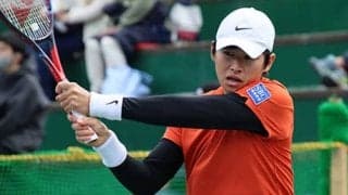 中川直樹 ストレート勝ちで初戦突破