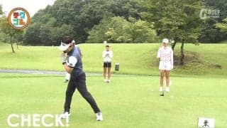 大きな飛距離アップにつながる右足ボール踏みドリル