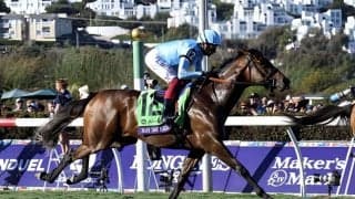 【阪神JF】メイデイレディが京都競馬場到着
