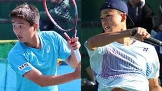 望月慎太郎と坂本怜 単複ともに8強