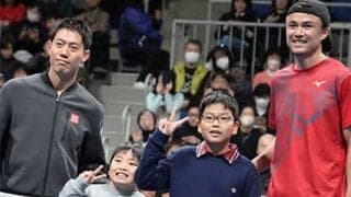  錦織圭とダニエル太郎が対戦 