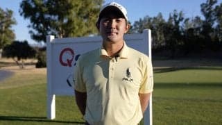 金谷拓実、最終予選会は「トップ5に入ってPGAツアーに出れるように頑張る」
