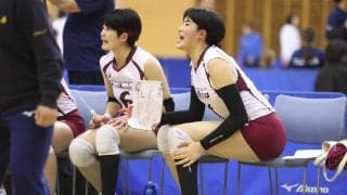 下北沢成徳高「身長180㎝トリオ」の中田藍美　アキレス腱断裂の大ケガを乗り越え今季最初で最後の全国大会へ