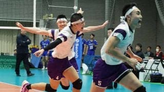 春高バレー　雄物川、集中切らさず21時過ぎまで熱戦