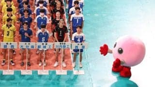 春高バレー　金蘭会、ベスト8進出　長岡商にストレート勝ち
