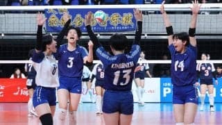 春高バレー　金蘭会が高校総体との2冠に前進　主将の西村美波「自分がチームを勝たせられるように」