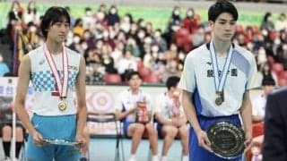 【バレー】春高バレー個人賞　最優秀選手賞に川野琢磨（駿台学園）と秋本美空（共栄学園）