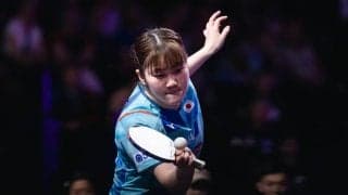 大藤沙月、圧勝の20歳が振り返った初陣「1試合目ということで……」　ハードスケジュールにも笑顔、次戦は40歳のベテランと対戦へ【シンガポールスマッシュ】