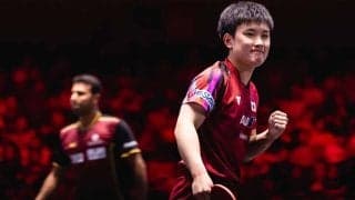 張本智和、エジプト選手相手の勝因に挙げた“準備力”　中国トップ勢も参加の今大会ノルマは「ベスト8以上に進出する」【シンガポールスマッシュ】