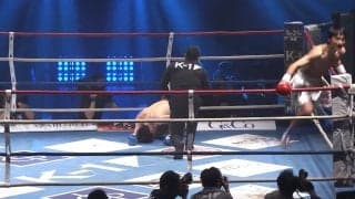 「28年見てて初めて」魔裟斗、“異変”発生に困惑 注目選手同士の激闘…劇的KO決着の試合中に“まさか”のハプニング
