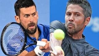 引退大会でジョコとペア 初戦圧勝