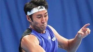  内山靖崇 シード撃破し予選決勝へ 