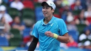綿貫陽介、予選から快進撃を続けて世界82位ブブリクを撃破。5か月ぶりのツアー白星[BNPパリバ・オープン]