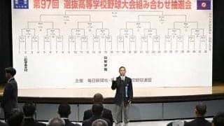 昨春の王者・健大高崎は明徳義塾と対戦　選抜高校野球組み合わせ