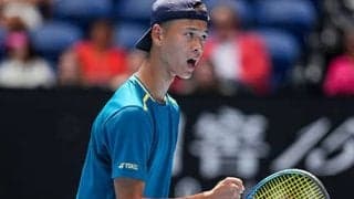 坂本怜 ストレート勝ちで初戦突破
