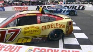 何が起きた！？ 米レースで“珍事”…後向きでゴールライン通過の衝撃シーン「ガッツリ押されてる」騒然
