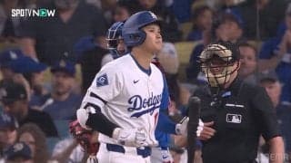 『しまった！』大谷翔平、まさかの3球三振に“イーッ”顔？悔しい表情に反響「ボール球に手が出た」「たのむぅ」