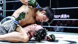 打撃地獄でボコボコに…ヒロヤが篠塚辰樹に見せた“衝撃の舌出し”に東京ドーム熱狂「MMAなめんなよって言えるのは俺だけ」