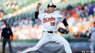 菅野智之、7回途中4失点。現地メディアは「不振のオリオールズで際立つ成功」と伝える