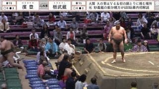 「どこまで行くねん」巨漢力士が客席を“ダッシュ” ド迫力の光景に館内から悲鳴と歓声 「これはバッケンレコード」「ファンは嬉しい」