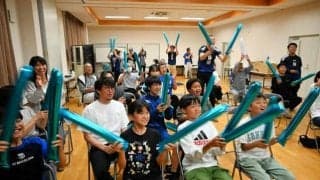 町野選手がゴール決め「忍者ポーズ」披露　伊賀の地元はPVで大喜び