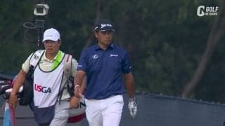 【動画】松山英樹はバーディ締めで「73」　カットライン内に滑り込み！