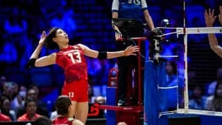 女子日本代表　チェコをストレートで下し連敗脱出