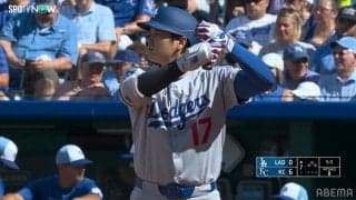 「NO！」打者・大谷翔平、厳しすぎるコース＆判定に不満顔も…“二刀流デー”にファンは大忙し「いつ見ても大谷いるｗ」