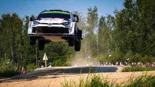 WRCエストニア：GRヤリス・ラリー1初ドライブのオリバー・ソルベルグが首位快走、勝田貴元は6番手につける